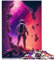 Stehendes Atom-Puzzle mit Astronauten, 1000 Teile, für Erwachsene, Premium-Karton, präzises Zusammenstecken, Geschenkidee für Erwachsene und Kinder, 26 x 38 cm