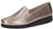 CAPRICE Damen Slipper aus Leder Elegant, Beige (Taupe Metallic), 42 EU