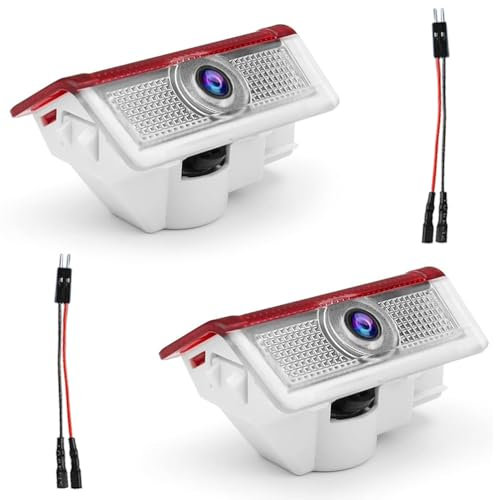 Gmili 2 Stück Autotür Logo Projektor, Autotür Beleuchtung Logo, LED Auto Willkommen Lights Kompatibel mit ABCE Class GLA GLC GLE W176/ W177/ W246/ W205/ W212/ W213/ W166/ W167/ X235