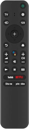 RMF-TX800U Replacement Voice Search Remote Commander Compatible for Sony Bravia XR A95K A80K X80K Series 4K Z9K 8K HDR OLED Smart Google TV KD-65X85K KD-55X85K KD-50X85K KD-43X85K KD-75X85K KD-85X85K