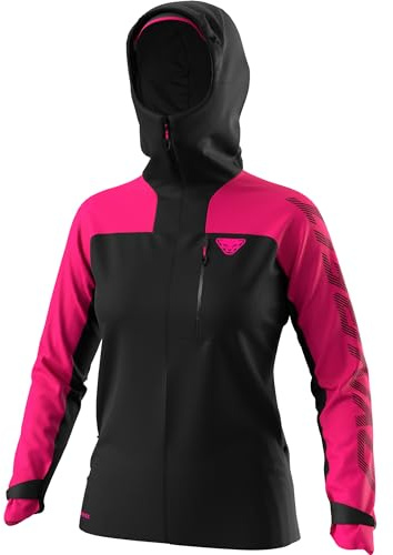DYNAFIT Damen Elevation GTX Jacke, black out flamingo, M