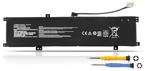 K KYUER 90Wh BTY-M55 Laptop Akku für MSI Alpha 15 17 B5EEK Pulse 15 B13VFK B13VGK Pulse GL66 GL76 12UGK 12UGSZOK 12UGSZK 12UGOK Crosshair 15 17 B12UGZ B12UGZO B12UGSZ B12UGSZO Crosshair 15 R6E B12UGZ