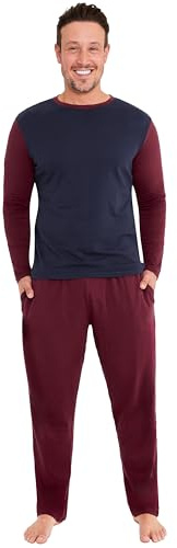 CityComfort Mens Long Pyjamas Set, Adults Teenagers Soft 2 Piece Loungewear Nightwear Cosy PJs - Gifts for Him
