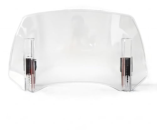 REDVIT Windschild Motorrad für Kymco X-Town Ct250 Ct300 Xciting 250/300, Universal Motorrad Erhöhte Windschutzscheibe Blatt Zubehör Windschutzscheibe Windabweiser Visier Verlängerung Zubehör,A-200