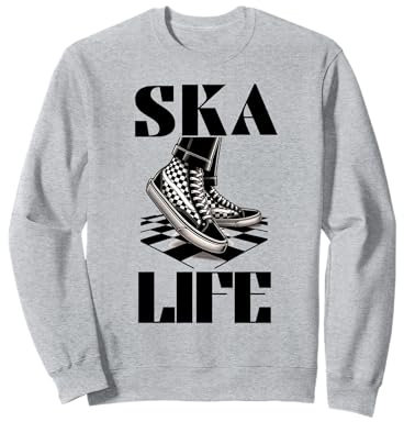 Ska Life (karierte Schuhe auf Tanzfläche) Sweatshirt
