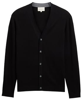 Tom Tailor Herren 1048019 Strickjacke mit Kaschmir-Anteil
