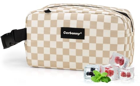Freezable Lunch Bag,Freezable Snack Bag,Mini Cooler Bag for Travel/Work/School,Small Insulated Bag,Small Cooler Lunch Box with Ice Packs,Insulated Snack Bag,Freezable Snack Box with Handle Buckle