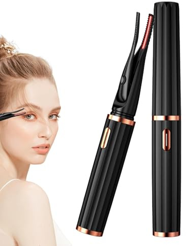 Women's Lash Curler, tragbarer Makeup Curler, 0,71 x 0,59 Zoll Heated Lash Tool, ergonomischer Griff, Even Heat Distribution, for Special Events, Prom Make Up, Photoshoots,