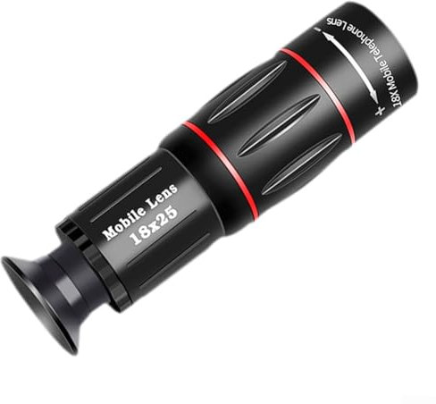 Lente telescópica para teléfono móvil de 18 x 25 pulgadas con gran angular, perfecta para observación y turismo