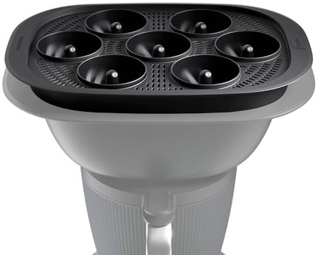 Wundermix - Gugelix® Mini-Gugelhupf Backform für TM7 Varoma | Kuchenbackform für Gugelhupf, kompatibel mit TM7 (Kunststoff-Varoma), Thermomix Zubehör, BPA-frei