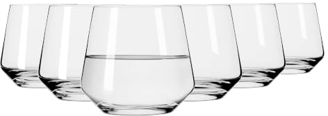 RITZENHOFF 6301006 Wasserglas-Set 420 ml - 6er Set - Serie Lichtweiß - 6 Stück - Made in Germany