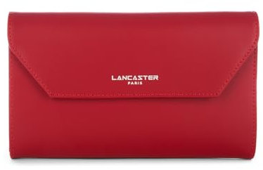 Lancaster | Smooth - Compagnon Dos à Dos Refente de Cuir de Vachette Lisse Rouge