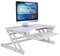 Rocelco R ADR Tischkonverter für Stehpult, höhenverstellbar, 81,3 cm, Stahl Laminat Aluminium, Weiß, 32