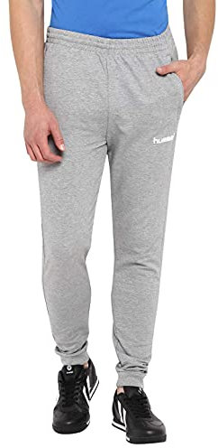 hummel Herren Hmlgo bomulds net Hose, Grau Melange, S EU