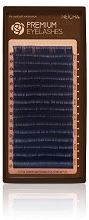Neicha Pestañas de seda premium para extensiones de pestañas, longitudes mixtas, rizos B, C, D y A (J)