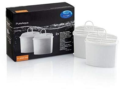2x BRSC006 Water Filter For Braun CaféHouse Sommelier PureEase Coffee Machines 3066 KF 140 3067 KF 145 3068 KF 150 3069 KF 155 3070 KF 180 3071 KF 187 3072 KF 170 3102 KF 170 3104 KF 500 AX13210006