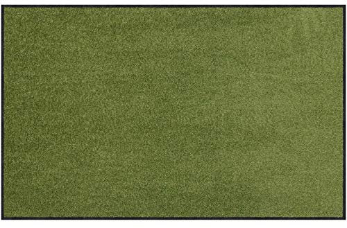 Salonloewe Fußmatte waschbar Salbei 75x120 cm Sauberlaufmatte, Fußabtreter außen, Motiv-Fußmatte, Wohnmatte