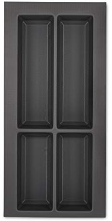 Orga-Box VII Design Besteckeinsatz basaltgrau 226 x 474 mm Schubladeneinsatz für Siematic Warendorf KH Küchen uvm. mit 30er Korpus