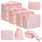 BAGAIL 8 Teilige Packwürfel, Kleidertaschen, Packing Cubes, Verpackungswürfel, Packtaschen Set für Urlaub und Reisen, Kofferorganizer Reise Würfel, Ordnungssystem für Koffer