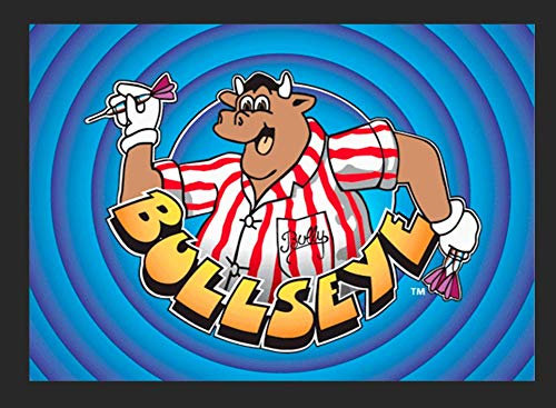 Bullseye metal tin sign man cave garage shed gift pub bar wall vintage retro TV (A5 (200x150mm) Approx)