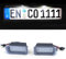 LED Kennzeichenbeleuchtung weiß 6000K für Ford Kuga 1 + 2 Mondeo 4 + 5 Ecosport