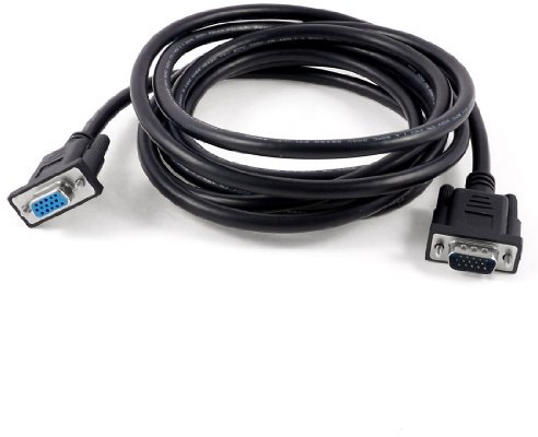 Ruilogod 3 metros de longitud 15 pin macho VGA VGA al cable adaptador VGA VGA para PC