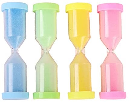 Roadoor Timer de Sable de sablier 20 Secondes, Couleurs aléatoires Petites horloges de Sable comptage vers Le Bas de la minuterie de Sable Couleur aléatoire 1 Paquet
