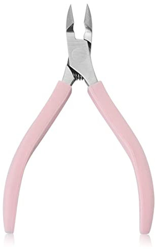 Pinzas para cutículas de 1 pieza, recortadora de cutículas profesional de acero inoxidable, recortadora de cutículas muy afilada, tijeras para quitar uñas de pedicura,