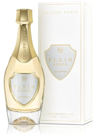 Philipp Plein – Eau de Parfum Plein Fatale 90 ml – Damenparfüm – Blumige Gourmand-Noten – Ein Fest der Femininität und Sinnlichkeit – Eleganter Flakon aus klarem Glas