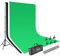 Outvita Support de Fond Réglable 2x3 m – Kit Professionnel avec 3 Toiles (Blanc/Noir/Vert) et Sac de Transport