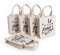 Logbuch-Verlag 5 kleine Ostern Filztaschen zum Befüllen als Geschenk 18 x 20 x 5 cm Osterhase Ostergeschenk verpacken für Kinder & Erwachsene
