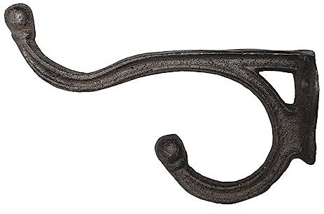 FTWDesign Retro Doppel Kleiderhaken aus Gusseisen