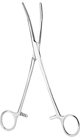 Verdant Touch Pinzette per peli delle orecchie degli animali domestici, in acciaio inossidabile, pinze emostatiche curve, strumento per la toelettatura di cani e gatti, morsetto di pulizia da 20 cm