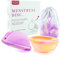 FENYW Disco Mestruale, Coppetta Mestruale in Silicone, Disco Menstruale, Disco Periodico Riutilizzabile, Coppetta Mestruale morbida, Tenuta Stagna Alternativa ai Tamponi (S+L)