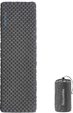 Naturehike Ultraleichte Selbstaufblasende Isomatte, Aufblasbare Campingmatte 3,5R, Langlebige, Tragbare Isomatte, Einzelschlaf-Luftmatratze für Trekking, Wandern, Bergsteigen, Backpacking