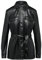 comma Overshirt mit Gürtel aus Fake Leather