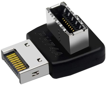USB 3.1 Type E Adapter 90 Degree Steering Elbow Vertical Type E Header Converters For Computer Motherboards PH74A/PH74B