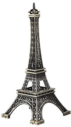 HAOHIZE Eiffelturm-, Eiffelturm-Statue, Eiffelturm-Figur für Souvenirs, Eiffelturm-ation, bronzefarben, Paris, Vintage-Legierung, Party-ation, Desktop-Heimation, (15cm)