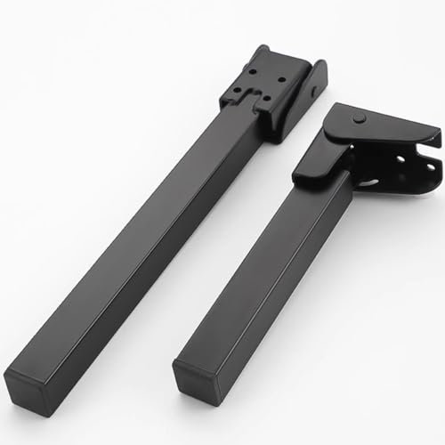 Furniture Legs,Folding Table with Hinged Lock,2 pcs Folding Sofa Feet, Folding Bed Feet Metal Folding Legs,Home DIY Projects (15cm/5.9in)