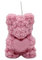 Sojawachskerze - Teddybär mit Herz 5er Set
