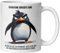 Pinguin Tasse Lustig mit Spruch | Ich hab keine schlechte Laune | Witzige Kaffeetasse Geschenk Arbeit Büro Homeoffice | Becher Morgenmuffel Langschläfer Aufsteh-Muffel Schlafmütze Nachtmenschen