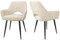 WAFTING Esszimmerstühle,Armlehnstuhl mit Metallbeine,geeignet als Schminktisch Stuhl,Stühle Esszimmer,Samt Stuhl,Küchenstühle,Wohnzimmerstuhl,Polsterstuhl mit Samtigem Gefühl,Stühle 2er Set,beige