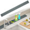Silicone Sink Faucet Mat for Kitchen 70 * 5.5cm Narrow Sink Splash Guard Faucet Extended Guard Draining Mat for Living Room, Kitchen, Bathroom(Grey)