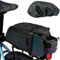 UHETLET Sac de Porte-Bagages Sacoche de Coffre de Vélo 900d Oxford Imperméable 10L avec 1 Housse Imperméable Sacoche de Vélo pour Porte-Bagages