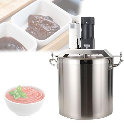 Stainless Steel Automatic Mixer Machine with Large Capacity Pot, 40L/60L/85L Automatic Pot Stirrer Mixer Commercial Food Mixer for Mixing Jam Sauce Sticky Filling,40L