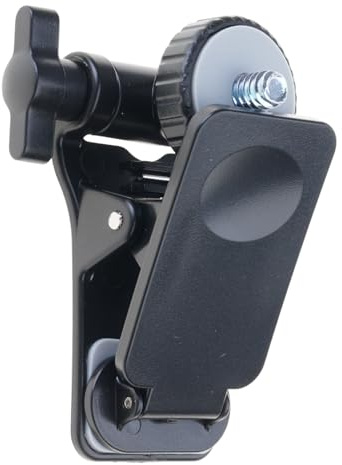 WKabnkn Monitors Top Camera Mount Clamp Hanging Webcam Stand With 1/4 Screw For Live Stream Video Conferencing Camera Tripod Clip Mount