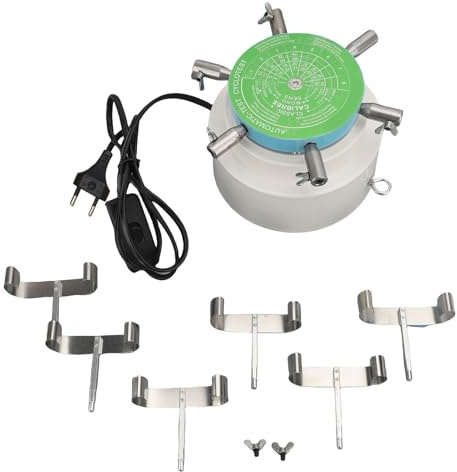 ZAICOLER Caricatore per Orologi 6 Bracci Lega Staccabili Supporto Sicuro Pulsante Comodo e Sensibile Accessori per Strumenti di Riparazione Caricatori per Orologi Ottimo Metallico