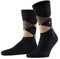 Burlington Herren Socken Preston M So weich und warm gemustert 1 Paar, Schwarz Black-Sahara 3014, 46-50