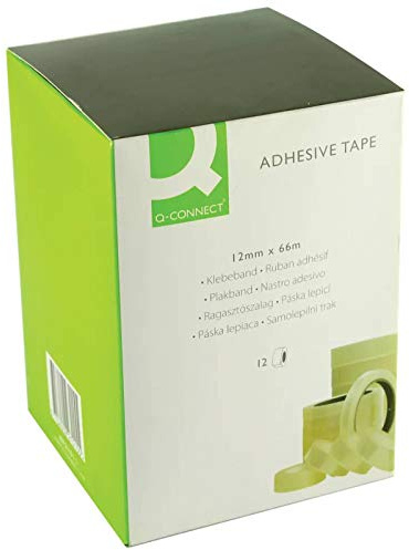 Q-Connect Polypropylene Tape 12mm x 66m [Pack of 12]