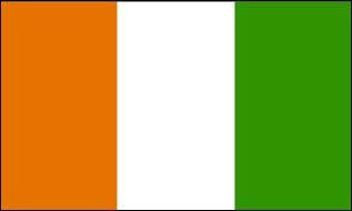 UB Drapeau côte-D'Ivoire 90 cm x 150 cm Nouveau!!!